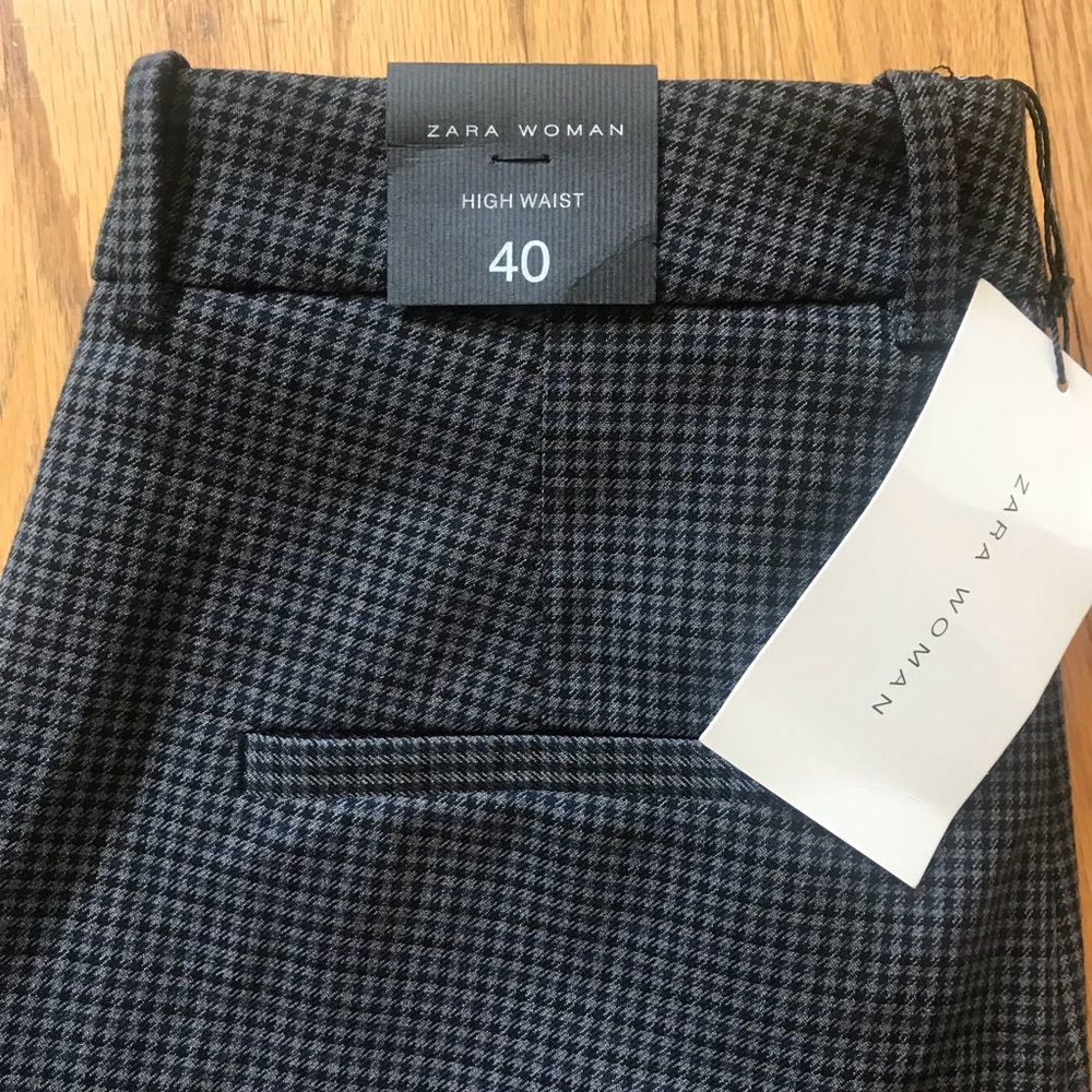 Zara woman high waist dress pants size 8